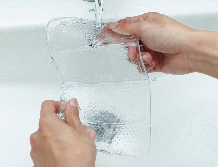 Baseus Folding Bracket Antiskid Pad skládací samolepicí protiskluzová podložka nanopad černá (SUWNT-01)