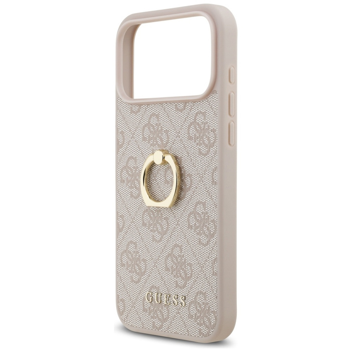 Etui Guess 4G Ring Stand do iPhone 17    Pro Max różowy