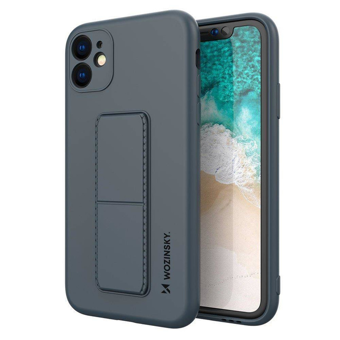 Wozinsky Kickstand Case Funda de silicona con soporte para Samsung Galaxy A11 / M11 azul