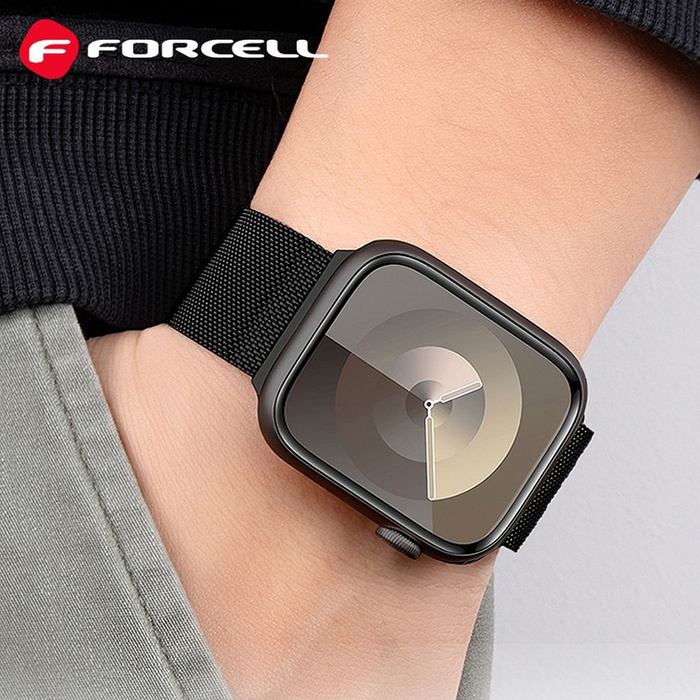 Pasek do Apple Watch Forcell F-Design FA14 magnetyczny stal 42 / 44 / 45 / 49 mm różowy
