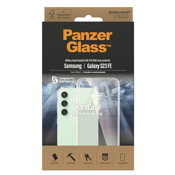 PanzerGlass HardCase Samsung Galaxy S23 FE S711 Antibacterial Military grade clear