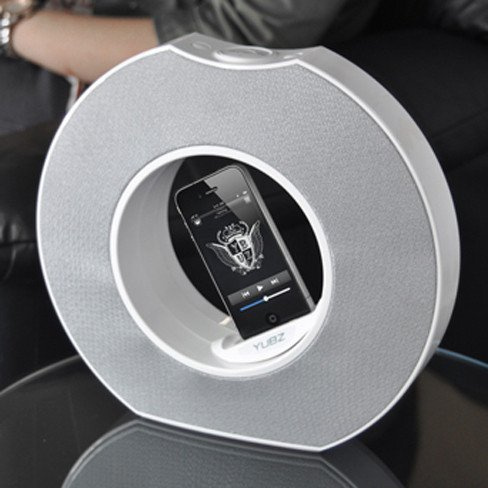YUBZ Drehbarer Lautsprecher Mini Jack 3.5mm iPhone 4 4S Ipod