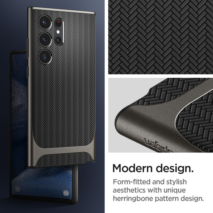 Funda Spigen Neo Hybrid GALAXY S23 ULTRA GUNMETAL