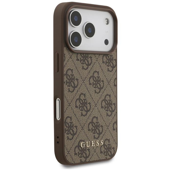Etui Guess 4G Classic do iPhone 17 Pro   brązowy