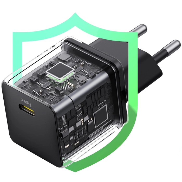 Baseus Palm 20W USB-C Wandladegerät - Schwarz