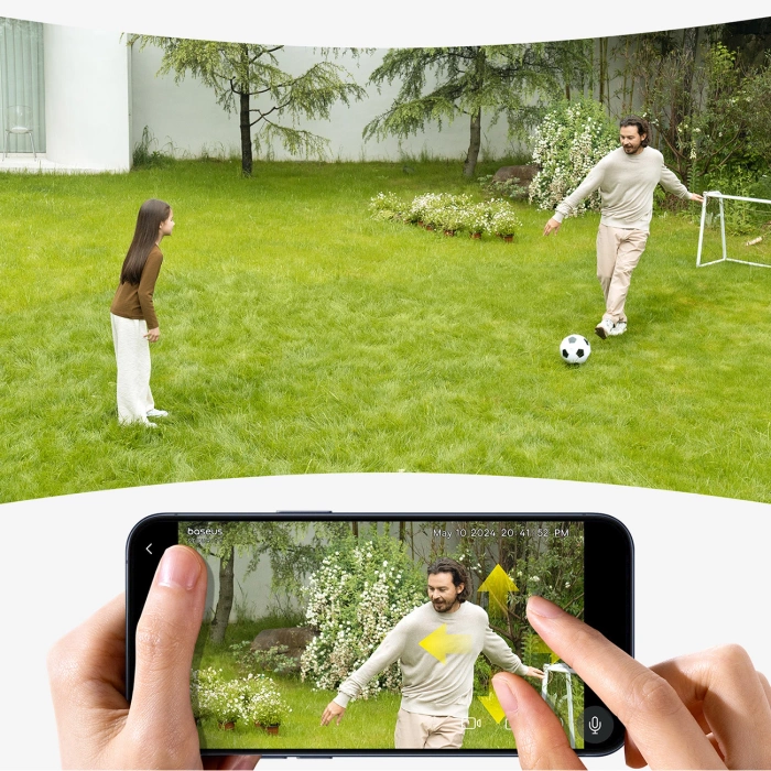 Baseus Security S1 2K Außenkamera – Weiß