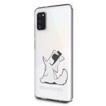 Coque KARL LAGERFELD Samsung Galaxy A41 Étui transparent Choupette Fun