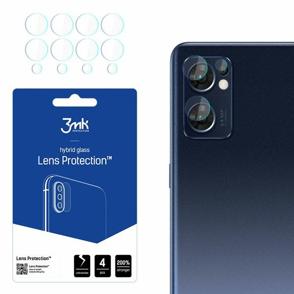 3mk Objektiv Schutz Oppo Find X5 Lite Schutz für Kameraobjektiv 4pcs