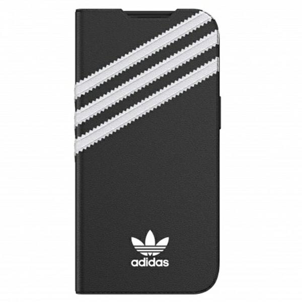 Adidas OR Booklet Case PU iPhone 13 Pro / 13 6.1" schwarz weiß/schwarz weiß 47112