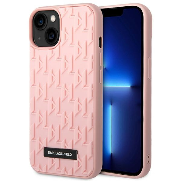 Hülle Karl Lagerfeld iPhone 14 Plus 6.7" hartcase rosa/rosa 3D Monogram