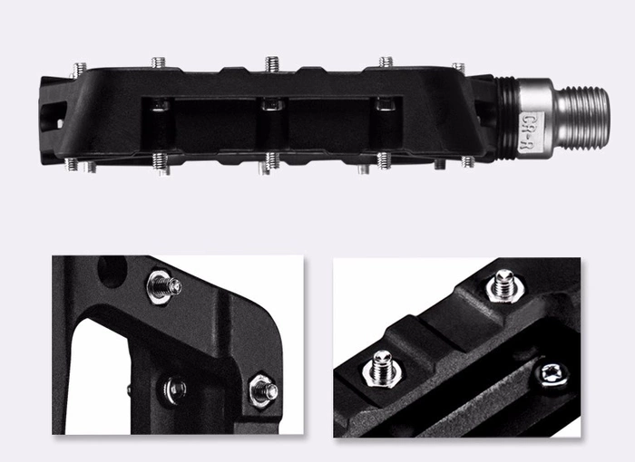 Rockbros 2017-12CBK Nylon Bicycle Pedal Set - Black