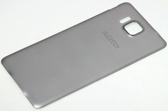 SAMSUNG Galaxy Alpha Galaxy Alpha akkumulátor ajtó eredeti A fokozatú ezüst