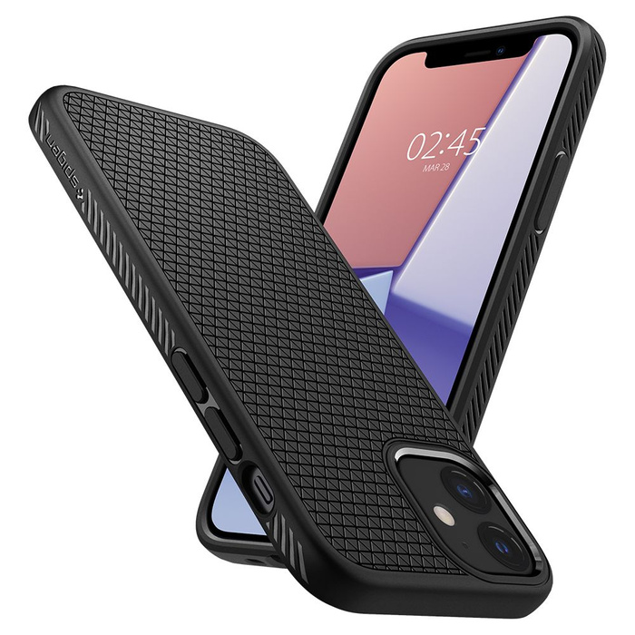 Case Spigen Liquid Air iPhone 12 Mini MATTE Black Case