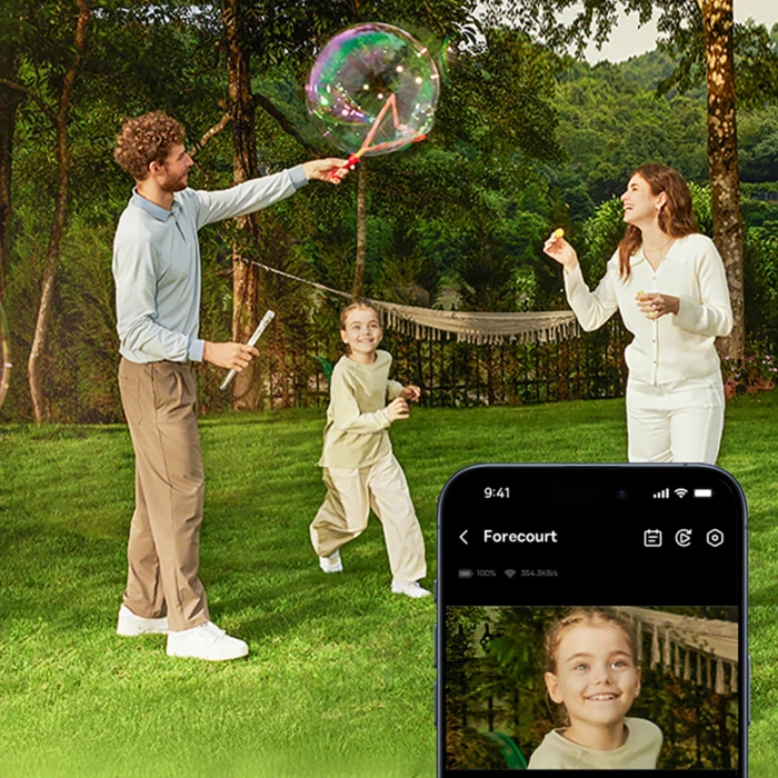 Kamera zewnętrzna Baseus Security S1 Lite 2K - biała