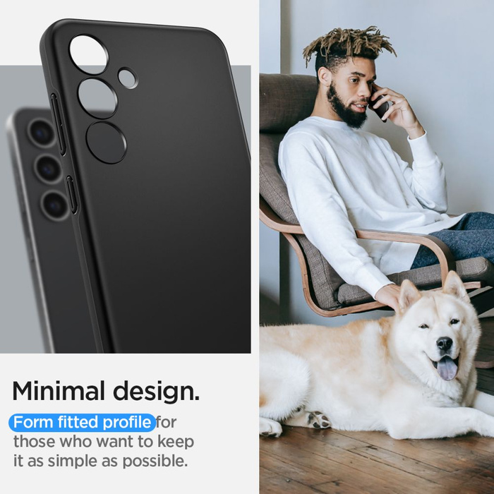 Hülle Spigen Thin Fit Samsung Galaxy S24 Schwarz Case