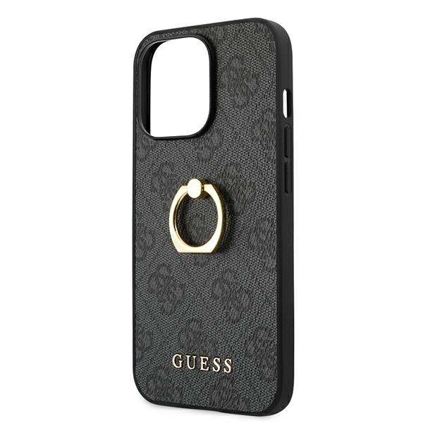  GUESS   13 13 Pro 4G con soporte de anillo Funda rígida gris
