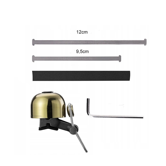 Sonnette de vélo rétro Rockbros 15-1BG - or