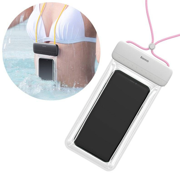 Baseus Waterproof phone Case IPX8 7,2'' pink (ACFSD-D24)