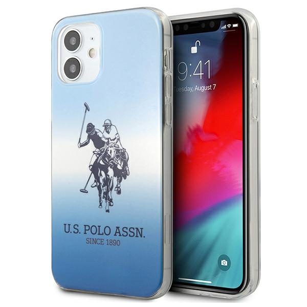 Case US POLO Apple iPhone 12 Mini Gradient Collection USHCP12SPCDGBL Blue Case