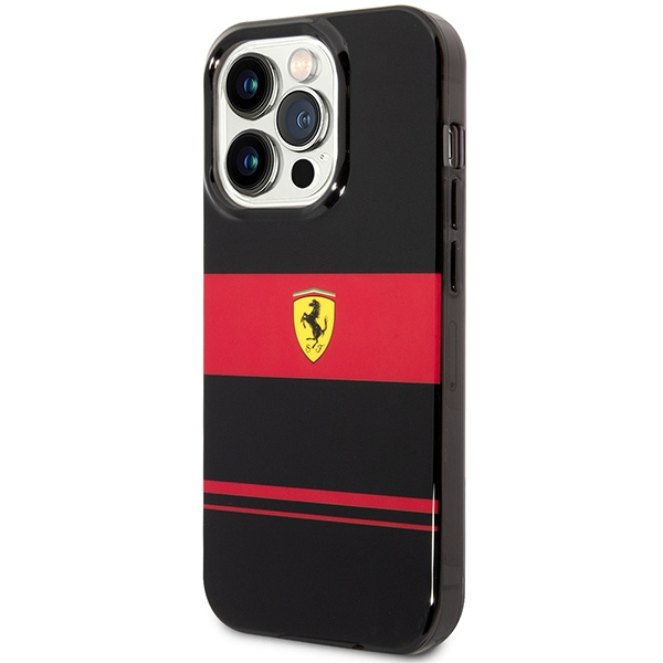Funda Ferrari FEHMP14XUCOK iPhone 14 Pro Max 6.7" negro/negro durocase IMD Combi MagSafe Case