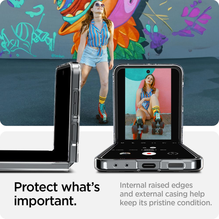 Spigen AIRSKIN GALAXY Z FLIP 6 / 7 FE KRISTALLKLAR