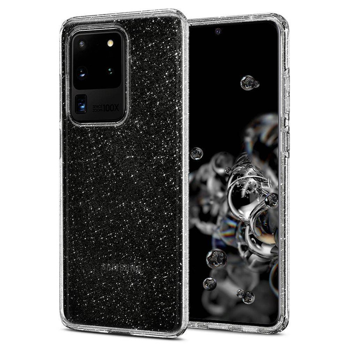  SPIGEN Étui transparent à cristaux liquides Samsung Galaxy S20 Ultra Glitter
