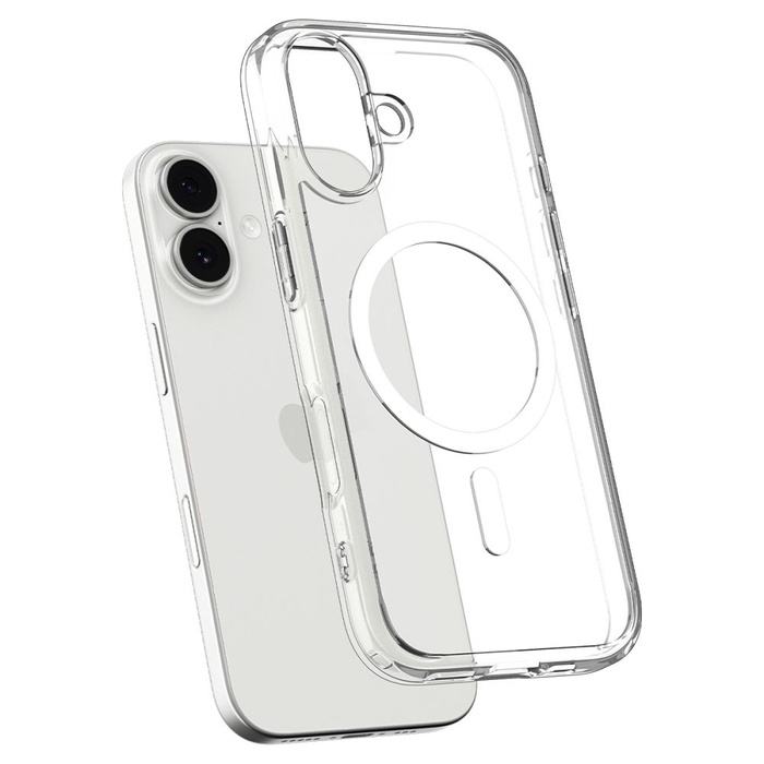Funda Spigen IPhone 17 Ultra Hybrid Mag MagSafe TRANSPARENTE/BLANCO