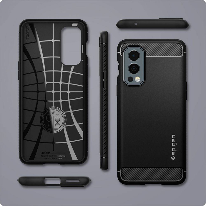 Puzdro SPIGEN Nord 2 5G Rugged Armor MATTE Black