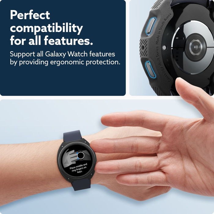 Caseology Galaxy Watch MATTE GEWÖLBE SAMSUNG 7 (44 MM) SCHWARZ