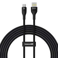 Baseus Flash 2 USB-A / USB-C-Kabel 100W 2 m - Schwarz