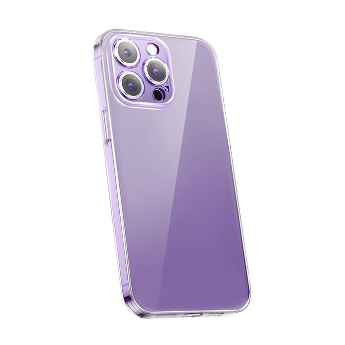 Custodia Baseus Corning per iPhone 14 Pro Max cover blindata + vetro trasparente