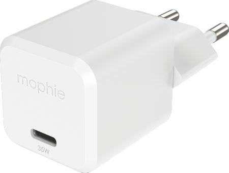 Ładowarka sieciowa USB-C Mophie GaN 35W Biała