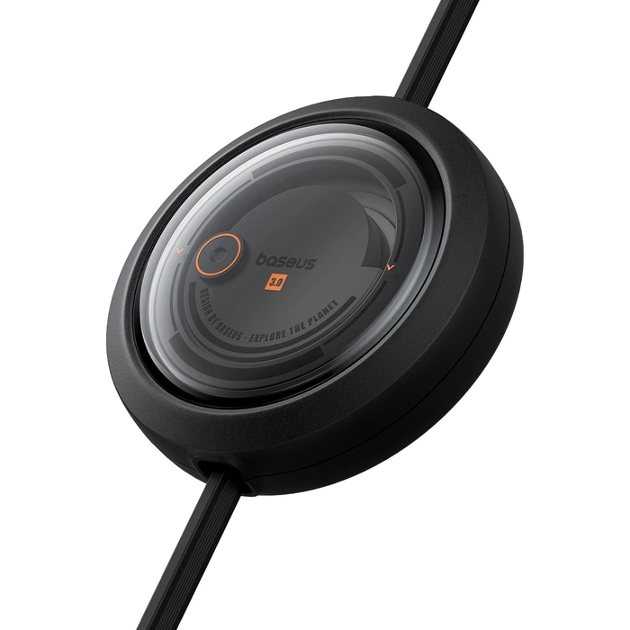 Baseus Free2Draw CB000084 einziehbares USB-C – Lightning /USB-C/Micro-USB-Kabel 100 W 1,1 m – Schwarz