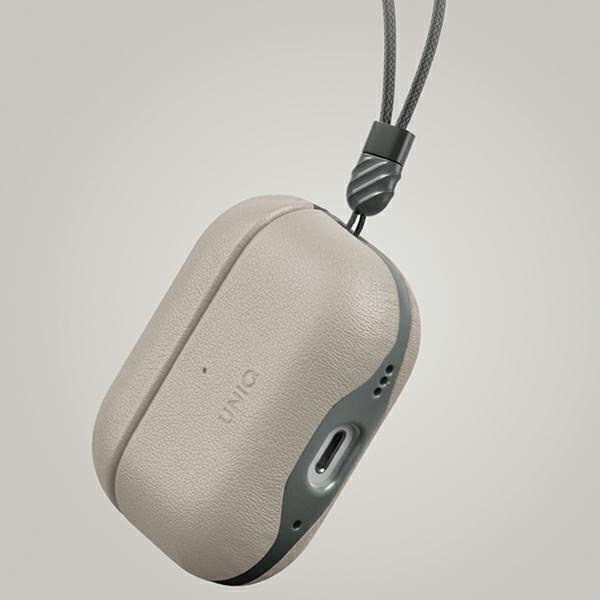 UNIQ etui Lyden DS AirPods Pro 2 gen(2022/2023) beżowo-zielony/ivory-lichen green