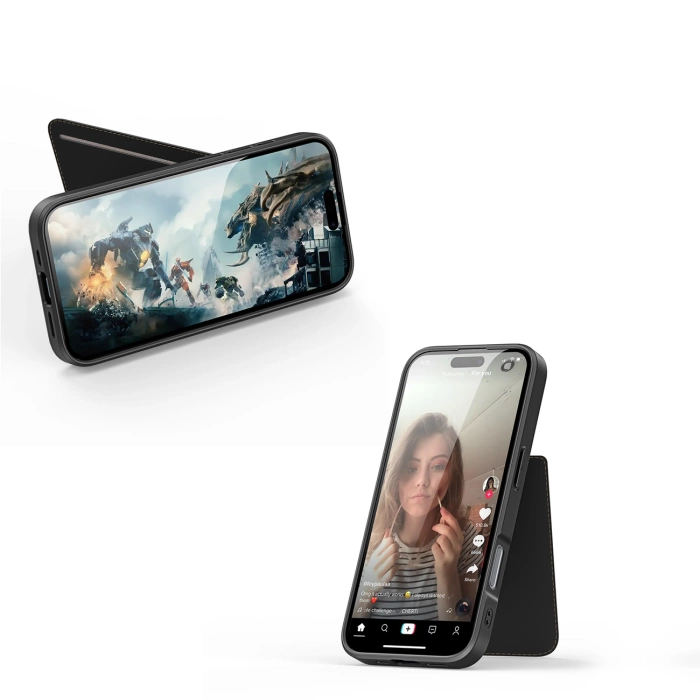 Dux Ducis Rafi II Mag Case with MagSafe for iPhone 16 - Black