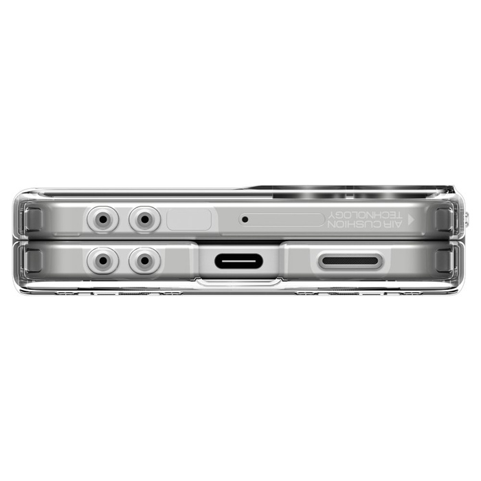 SPIGEN ULTRA HYBRID PRO MAG MAGSAFE GALAXY Z FLIP 7 TRANSPARENTE/BLANCO