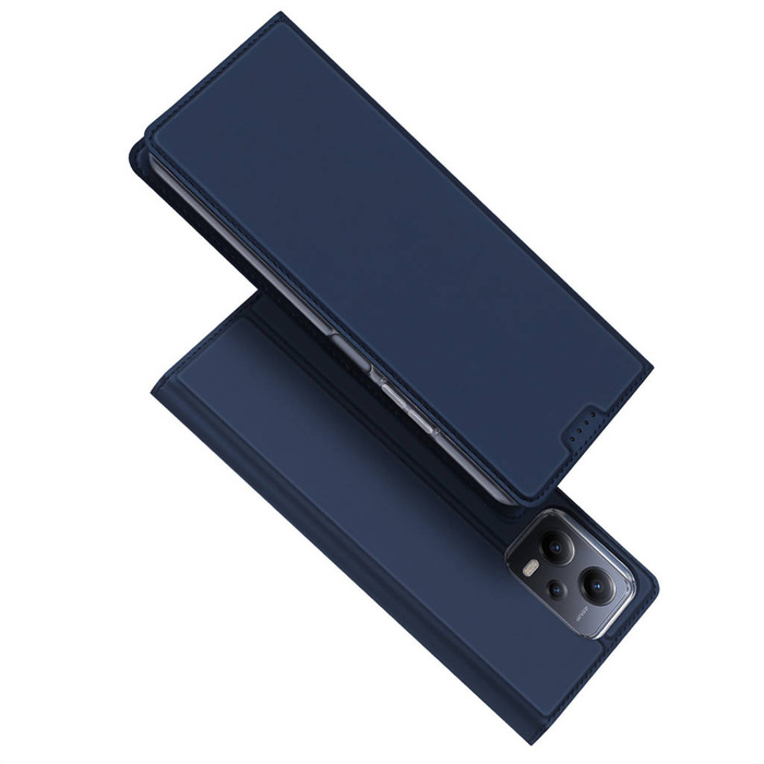 Pouzdro Dux Ducis Skin Pro pro Xiaomi Redmi Note 12 Pro+ flip cover card stojánek na peněženku modrý