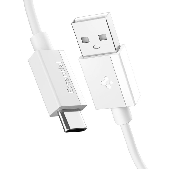 Spigen EB6010AC ESSENTIAL TYP-C KABEL 60W 100CM WEISS