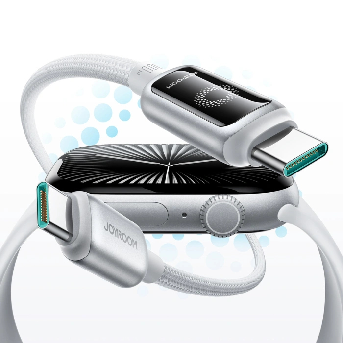 Kabel Joyroom S-A55 StarFlight 100W USB-C - USB-C 1,2m - biały