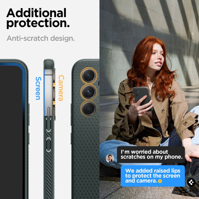 Cover Spigen Liquid Air Galaxy 544 5g Verde Abisso