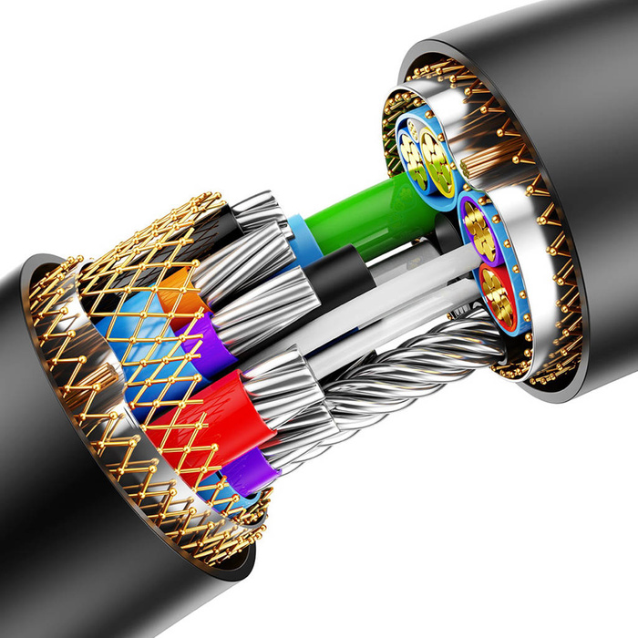 Cavo di prolunga USB 2.0 0,5 m Baseus AirJoy Series - nero