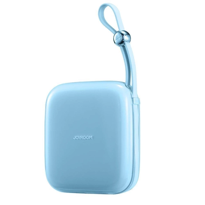 Joyroom Powerbank 10000 mAh Jelly Series 22,5 W mit integriertem Lightning Kabel blau (JR-L003)
