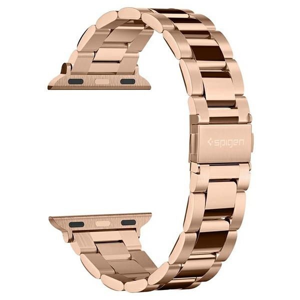    Reloj 1 / 2 / 3 / 4 / 5 (38/40mm) Banda de ajuste moderno Pulsera de oro rosa
