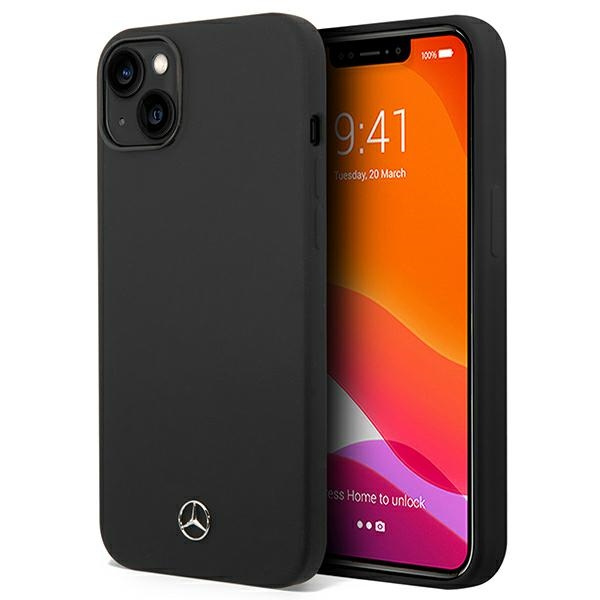 Case Mercedes MEHCP14MSILBK iPhone 14 Plus 6.7" black/black hardcase Silicone