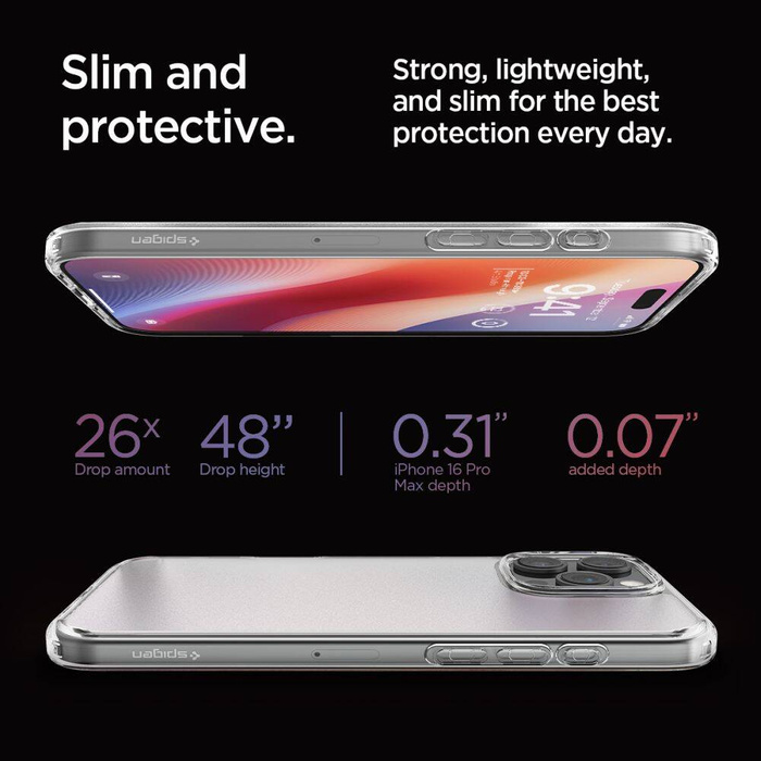 Spigen Ultra Hybrid IPhone 16 PRO MAX FROST CLEAR