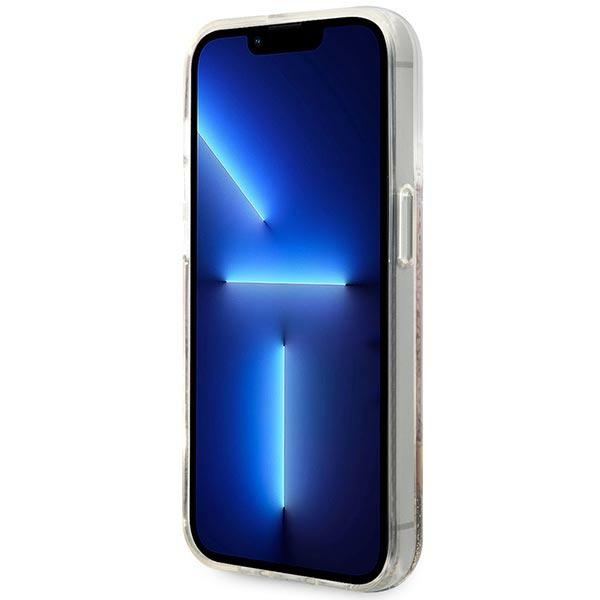 Case Guess GUHCP14XLFLSD iPhone 14 Pro Max 6.7" gold/gold hardcase Paisley Liquid Glitter