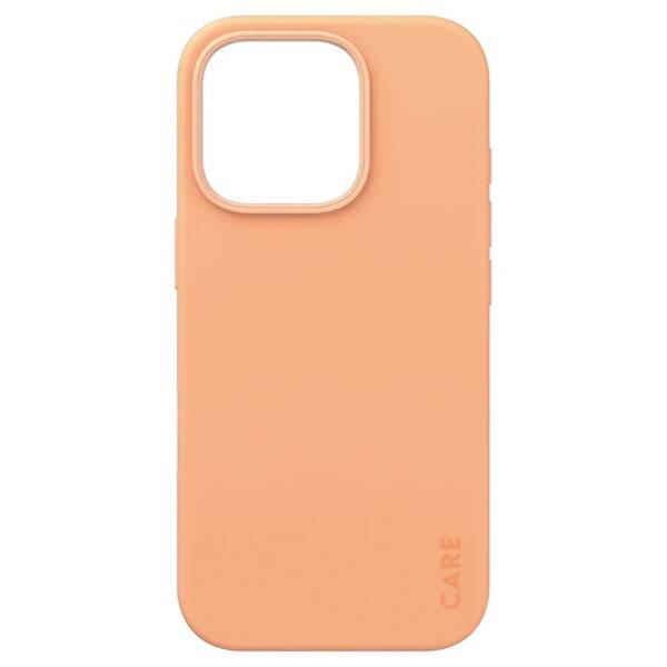 Etui CARE by PanzerGlass Fashion Case iPhone 16 Pro 6.3" brzoskwiniowy/peachy MagSafe 1390