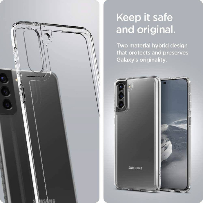 Cover SPIGEN Galaxy S21 Ultra Hybrid Crystal Clear Case