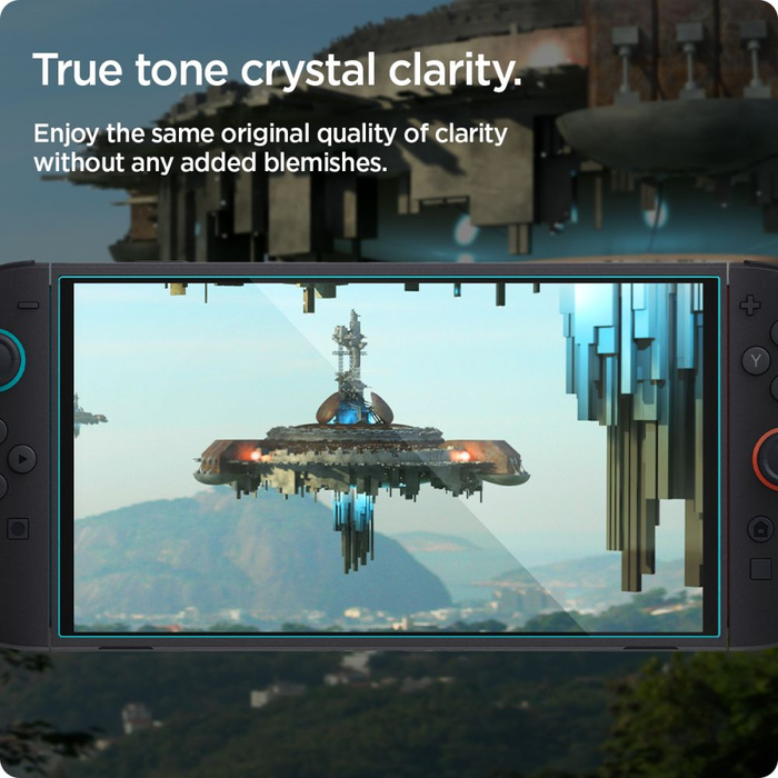 CRISTAL TEMPLADO SPIGEN GLAS.TR "EZ FIT" 2-PACK NINTENDO SWITCH 2 CLEAR