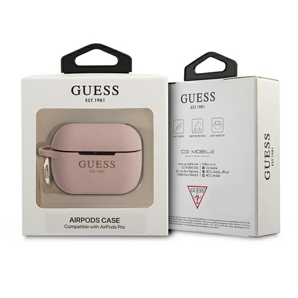 Coque GUESS Apple AirPods Pro Silicone Glitter Pink Case